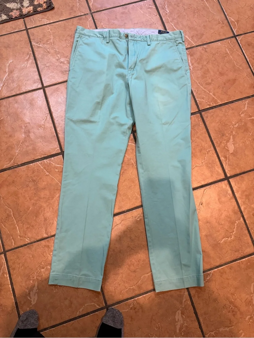 Ralph Lauren Men's Chino Pants in Aqua
